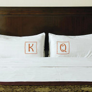 Personalized Stenciled Pillow