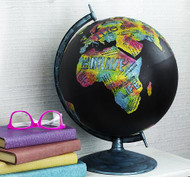 Color my World Upcycled Colorful Globe