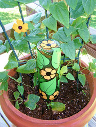 DIY Garden Art Plant Waterer
