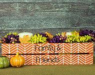 Painted Fall Centerpiece Crate