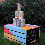 Tin Can Toss Backyard Game