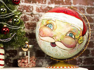 Santa Claus Mixed Media Globe