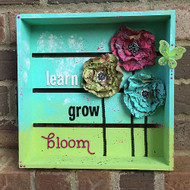 Inspirational Floral Shadow Box