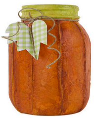 Pretty Pumpkin Tissue Jar