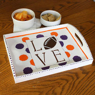 Football Team Spirit Serving Tray