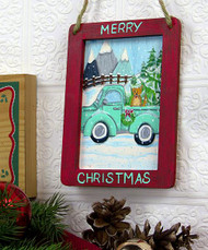 "Merry Christmas" Vintage Truck Hanging