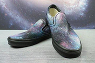 DIY Galaxy Print Shoes