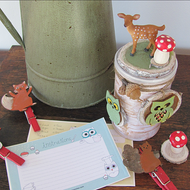 Woodland Wonderland Cookie Container with Deer