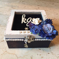 Let It Snow Trinket Box with Monogram