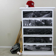 Baseball Field Decou-Page Dresser