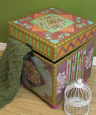 Indian Painted Boho Trunk