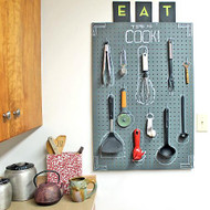 Chalkboard Kitchen Organizational Pegboard