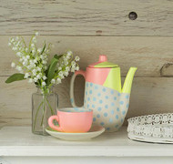 Simple Decorative Geometric Teapot