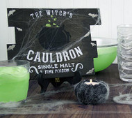 Witch's Brew Cauldron Stencil Sign