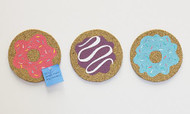 Painted Donuts Corkboard Set