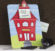 Teacher's Schoolhouse Clipboard