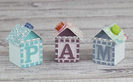 Alphabet Wooden Block Houses