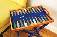 Serving Tray Turned Backgammon Board Game