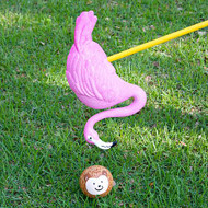 Whimsical Flamingo Croquet Set