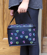 Colorful Neon Heart Lunchbox