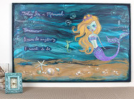 Today I'm a Mermaid Mixed Media Canvas