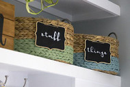 "Stuff" and "Things" Dipped Storage Bins