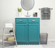 Bathroom Vanity Satin Enamel Update