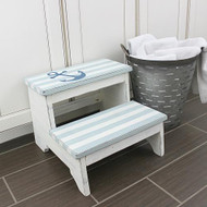 Nautical Striped Step Stool