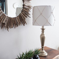 Nautically Inspired Upcycled Table Lamp