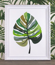 Paint by Number Tropical Leaf