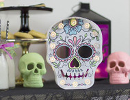 Painted Sugar Skull Marquee Light