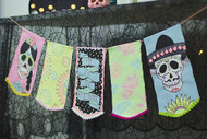 Painted Day of the Dead Banner