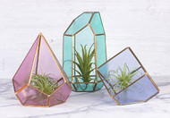 Faux Crystal Terrariums