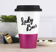 Hand Lettered Lady Boss Mug