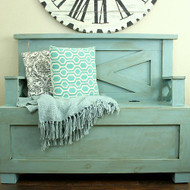 Large Entryway Distressed Bench