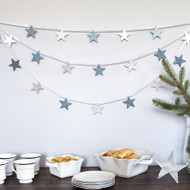 A DIY Winter Star Garland