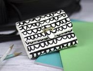 Bold Scallop Patterned Wallet