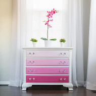 Chic Pink Ombre Dresser