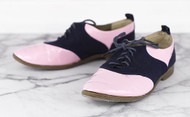 Upcycled Pink Oxford Shoes