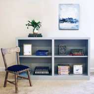 Satin Enamels Bookcase Makeover