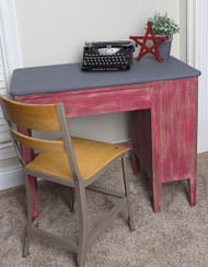 Pickled Red & Grey Vintage Wash Desk