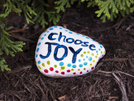 Choose Joy Painted Rock