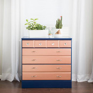 Two-Toned Rose Gold Dresser