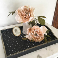 Polka-Dot Wooden Tray