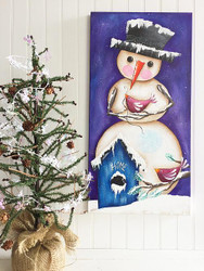 Snowman Painting