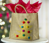 Christmas Tree Burlap Bag