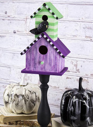 Painted Halloween Birdhouse