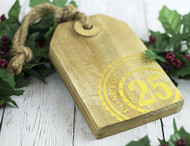 Wooden Christmas Tag Decor