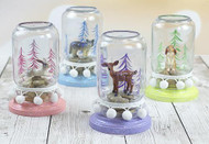 Wintery Woodland Animal Cloche Set