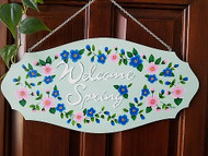 Welcome Spring Wooden Plaque